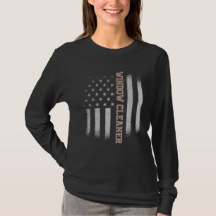 T-shirt Nettoyeur de fenêtres Nettoyage américain 7