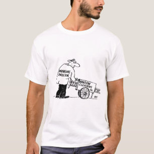 T-shirt Nettoyeur de vitres avec chariot de nettoyage de f
