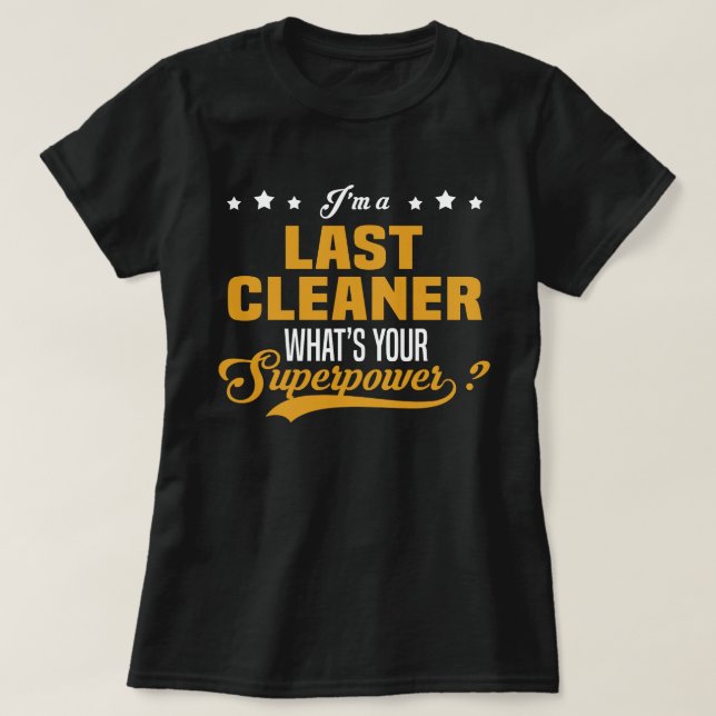 T-shirt Nettoyeur dernier (Design devant)