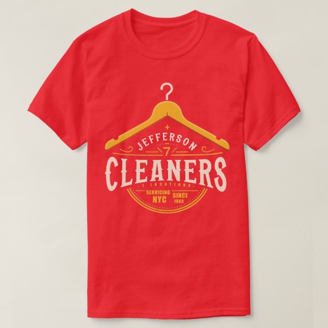 T-shirt Nettoyeurs Jefferson 7 points de service NYC (Design devant)