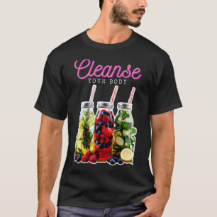 T-shirt Nettoyez Votre Corps Avec Des Baies Rouges Bleues