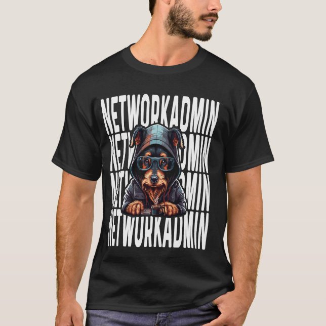 T-shirt Network Admin Sysadmin ingénieur réseau (Devant)
