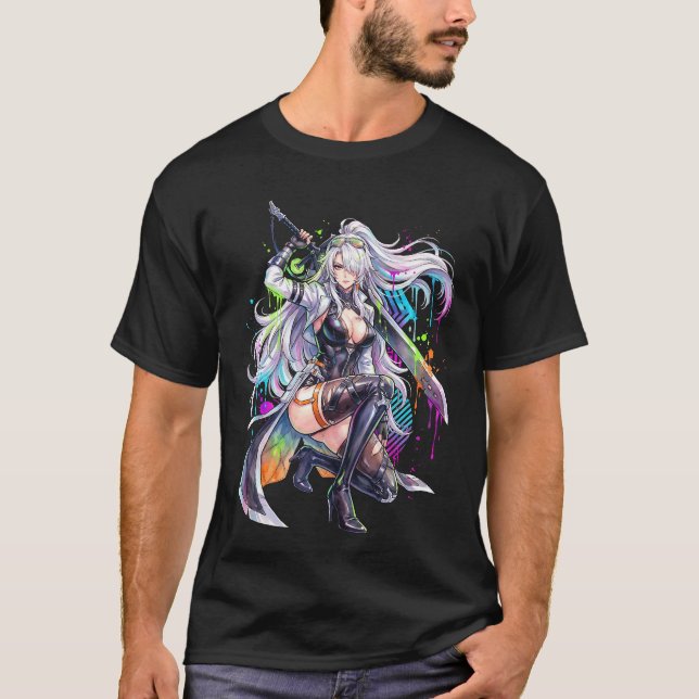 T-shirt Neuf Défense Scaling Burst DPS Chaos Zero Cauchema (Devant)