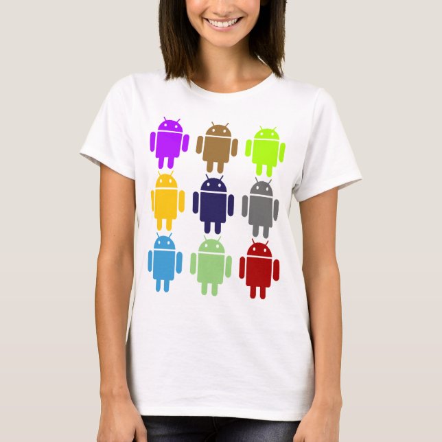 T-shirt Neuf insecte Droids (humour multiple androïde de (Devant)