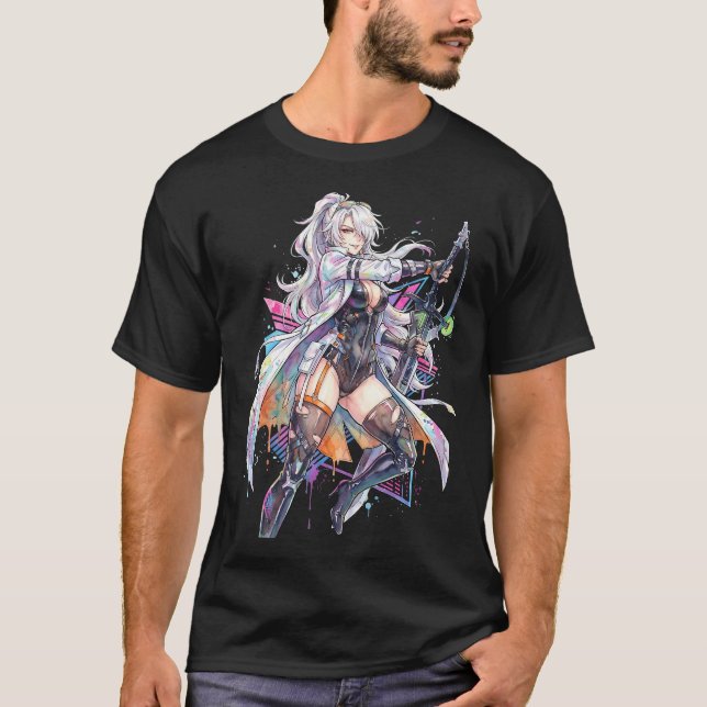 T-shirt Neuf Mercenaire d'épée massive Chaos Zéro Cauchema (Devant)