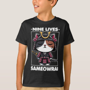 T-shirt Neuf Vit Sameowrai Chat Pun