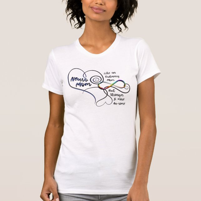 T-shirt Neuro Maman Plus Au-Un Que Ordinaire (Devant)