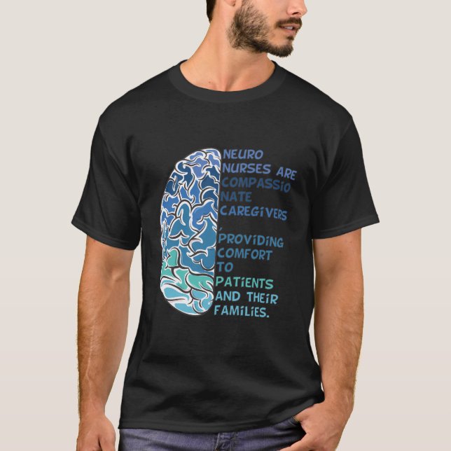 T-shirt Neuro Nurse Work School Funny Team Squad Cadeaux W (Devant)