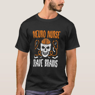 T-shirt Neurochirurgie Neurologie Trauma ICU Halloween Neu