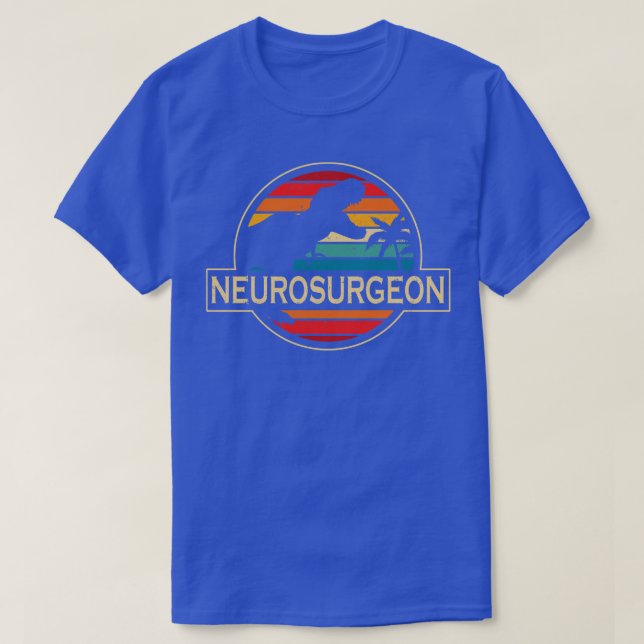 T-shirt Neurochirurgien Dinosaur (Design devant)