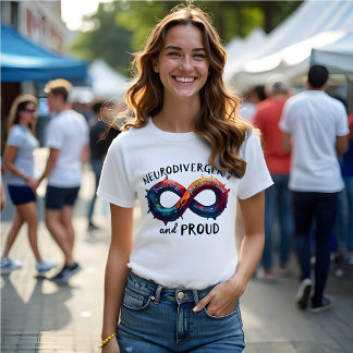 T-shirt Neurodivergent et fière Sensibilisation sur l'auti