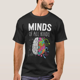 T-shirt Neurodiversité Cerveau Sensibilisation sur l'autis