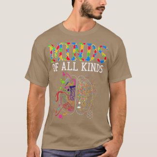 T-shirt Neurodiversité Cerveau Sensibilisation sur l'autis