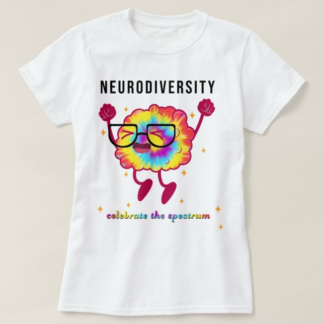 T-shirt Neurodiversité Chemise Autiste Acceptation Autisme (Design devant)