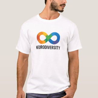 T-shirt Neurodiversité Rainbow Infinity Design de puzzle