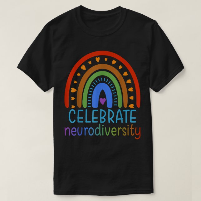 T-shirt Neurodiversité Sensibilisation sur l'autisme en sa (Design devant)