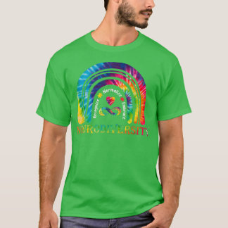 T-shirt Neurodiversité Spectre d'autisme DMPS TDAH arc-en-