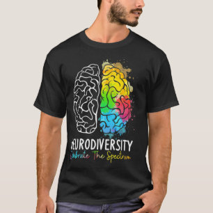 T-shirt Neurodiversité Spectre de l'autisme TSA TDAH Arc-