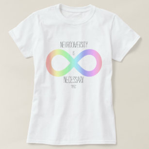Autism Awareness partywear Cadeau Top Embrasser les différences génial Autisme T-shirt