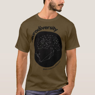 T-shirt neurodiversity great minds think differently