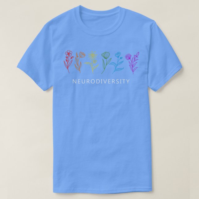 T-shirt Neurodiversity Sensibilisation sur l'autisme ADHD  (Design devant)
