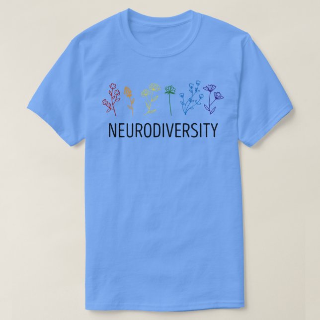 T-shirt Neurodiversity Sensibilisation sur l'autisme ADHD  (Design devant)