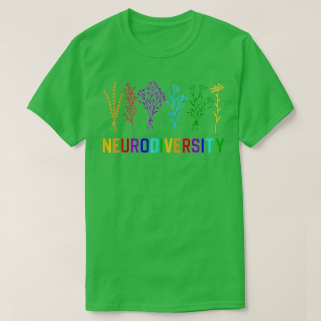 T-shirt Neurodiversity Sensibilisation sur l'autisme TDAH  (Design devant)