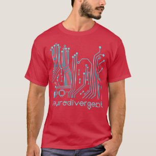 T-shirt Neurodivertissement Autisme TDAH Aspergers Aspie N