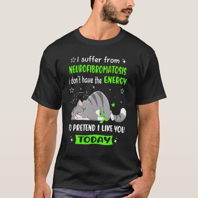 T-shirt Neurofibromatose Guerrier Je Souffre De Neurofibro (Devant)