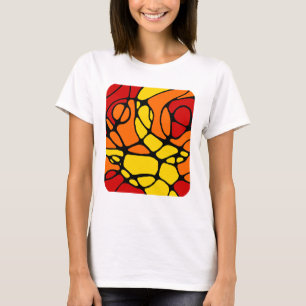 T-shirt Neurographie du design abstrait moderne