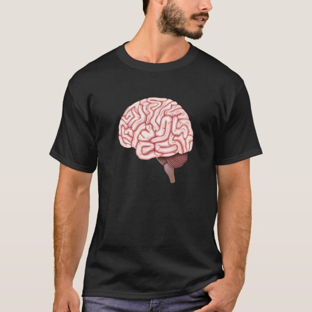 T-shirt Neurologie neurologique de l'anatomie du cerveau h (Devant)