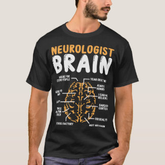 T-shirt Neurologiste acquiert la neuroscience pour le trav