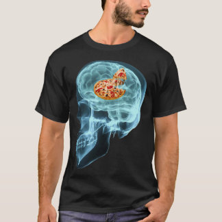 T-shirt Neurologue amusant Pense Pizza Cerveau Étudiant Gi