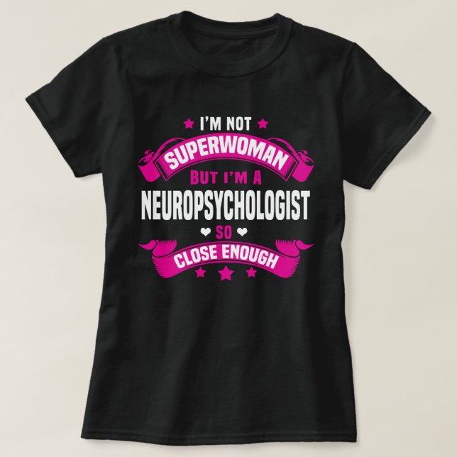 T-shirt Neuropsychologue (Design devant)