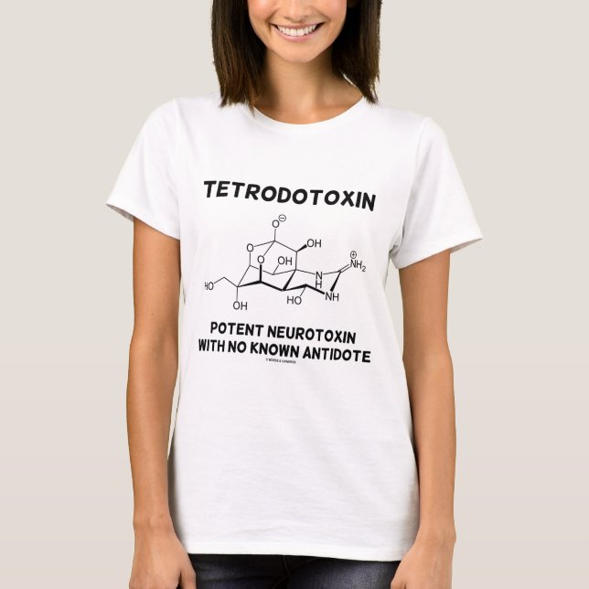 T-shirt Neurotoxine efficace de tetrodotoxine sans (Devant)