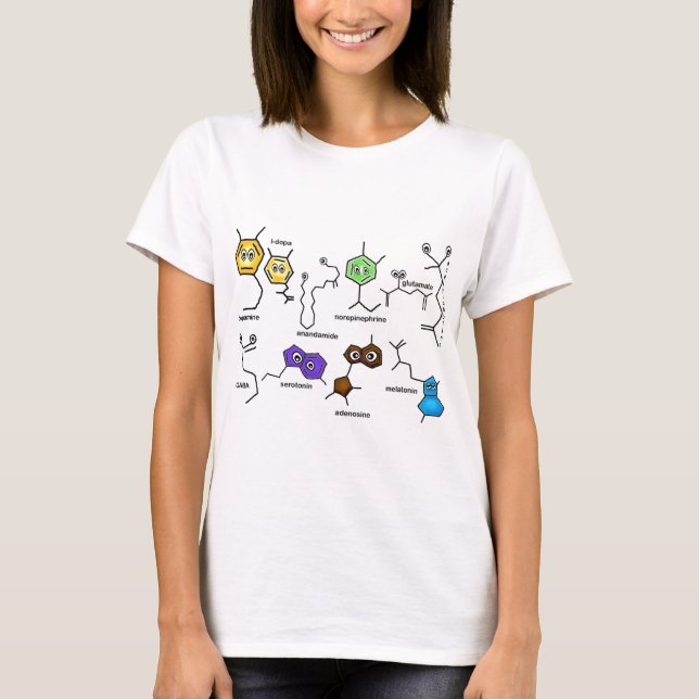 T-shirt Neurotransmetteurs cahoteux (Devant)