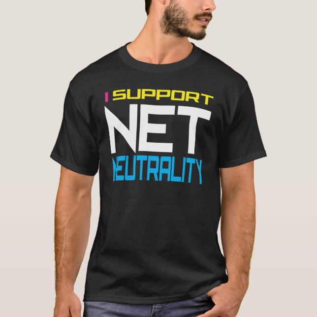 T-shirt Neutralité nette de Suppor (Devant)