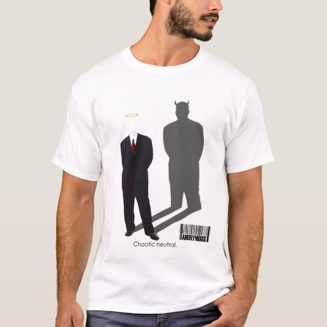 T-shirt Neutre chaotique (Devant)