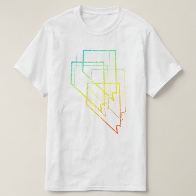 T-shirt névada chill flou (Design devant)