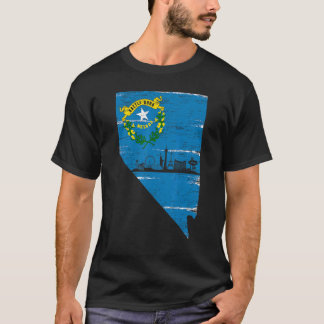 T-shirt Nevada États-Unis État Amérique Voyage Nevadan Car