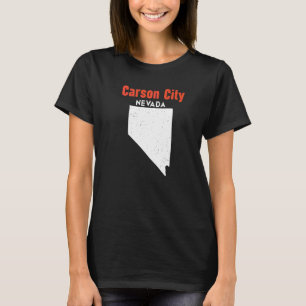 T-shirt Nevada États-Unis État Amérique Voyage Nevadan Car