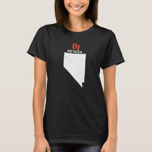 T-shirt Nevada Etats-Unis État Amérique Voyage Nevadan Ely