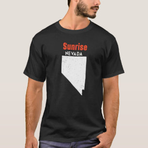 T-shirt Nevada États-Unis État Amérique Voyage Nevadan Lev