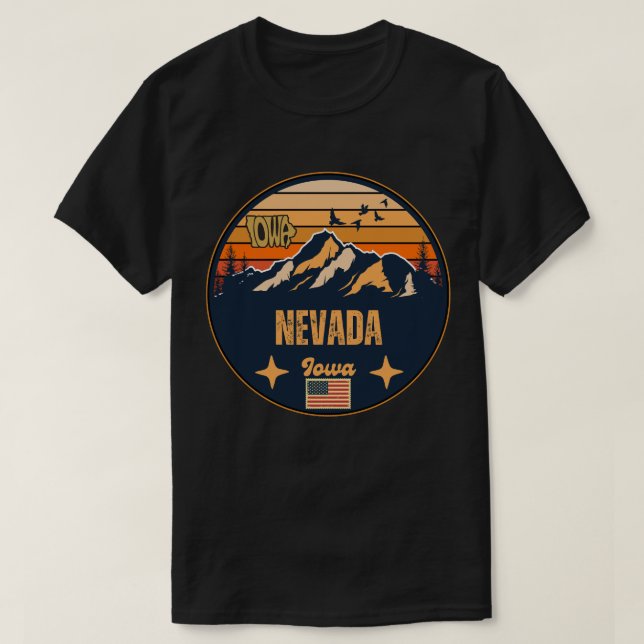 T-shirt Nevada, Iowa (Design devant)