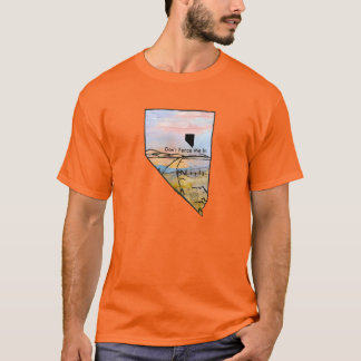 T-shirt Nevada ne me clôturent pas dans le paysage du couc