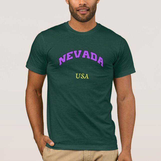 T-shirt Nevada USA (Devant)