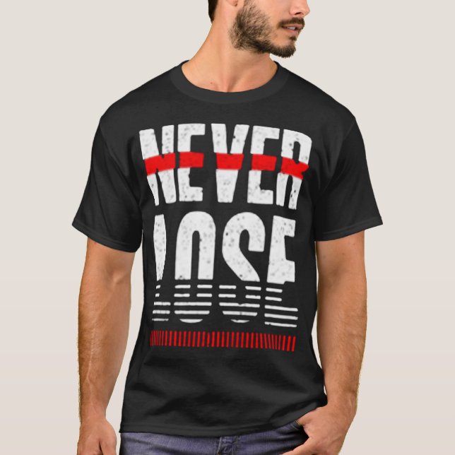 T-shirt Never (Devant)