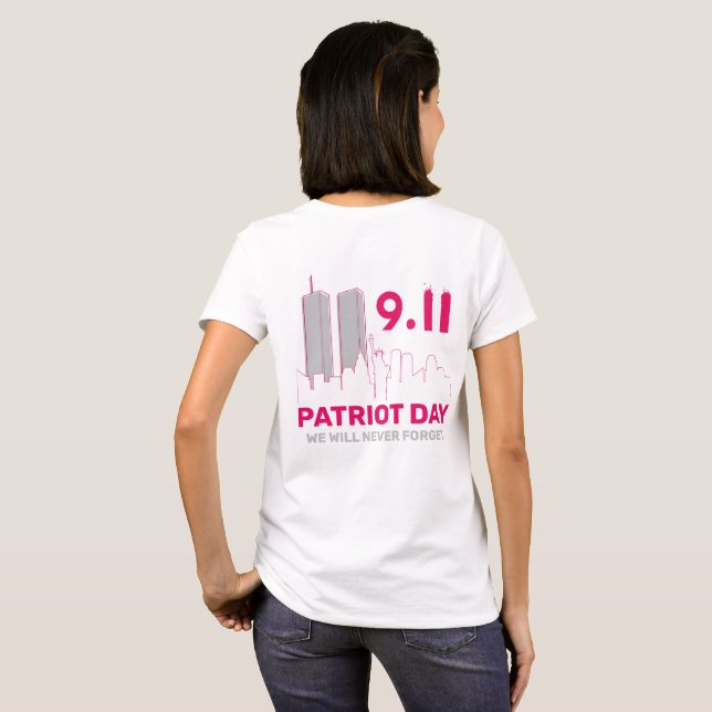 T-shirt Never Forget 911 20th Anniversary Patriot Day 2021 (Dos entier)