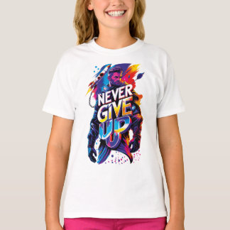 T-shirt Never Give Up