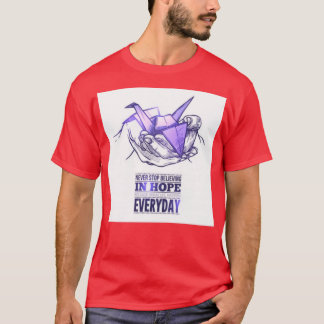 T-shirt Never stop believing